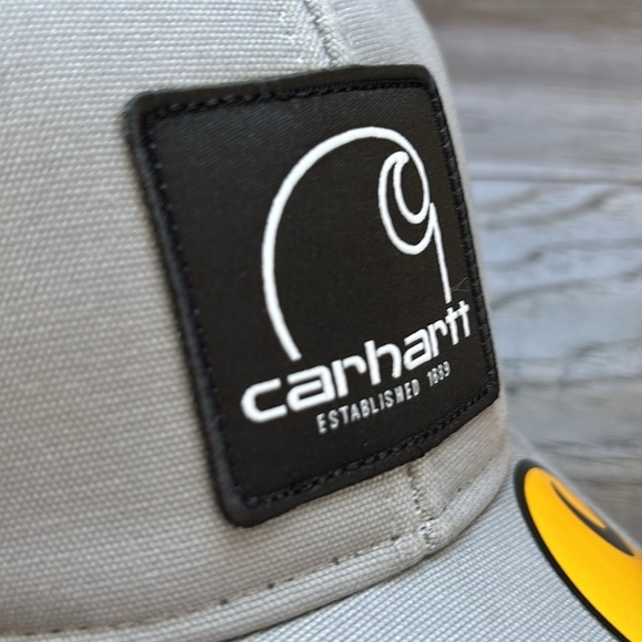 Carhartt Force Sweatband, snap back,canvas/mesh ball cap, C patch logo,dry fast - Picture 4 of 9